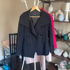 ARITZIA BABATON Black Wool Coat